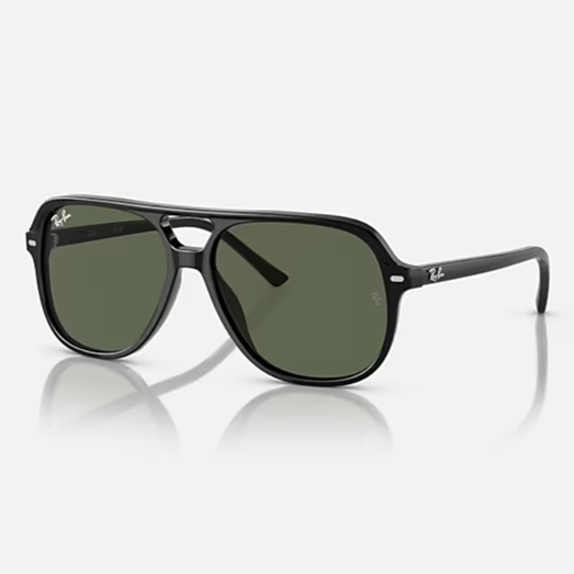 Rayban Bills - black w. dark green