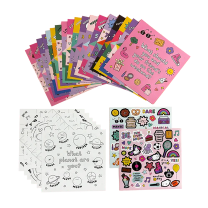 D.I.Y. fortune tellers activity kit - set of 24
