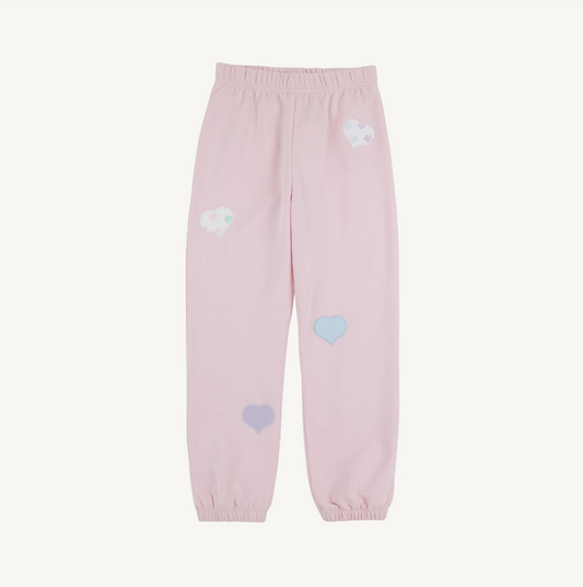 Gates sweeney sweatpants - hearts/palm beach pink