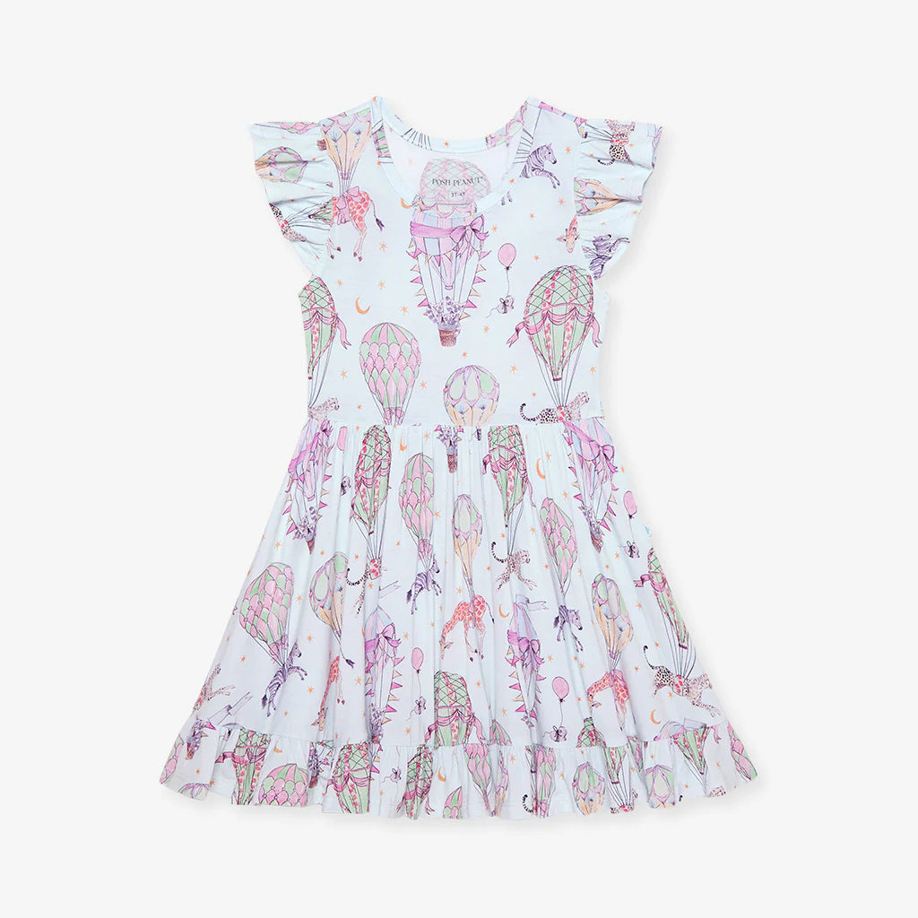 Seraphina ruffle twirl dress