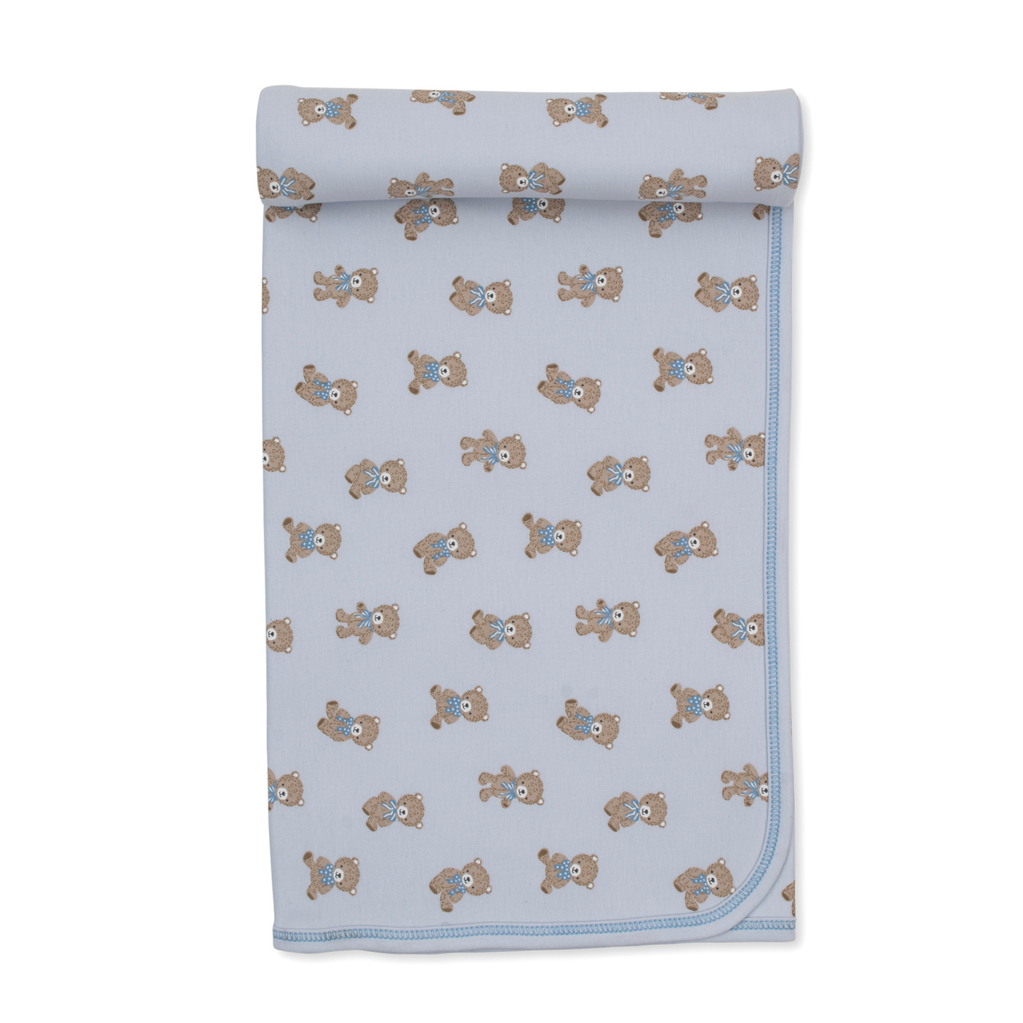 Teddy bear club blanket - blue