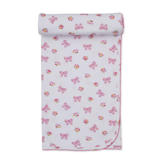 Blossoming bows blanket