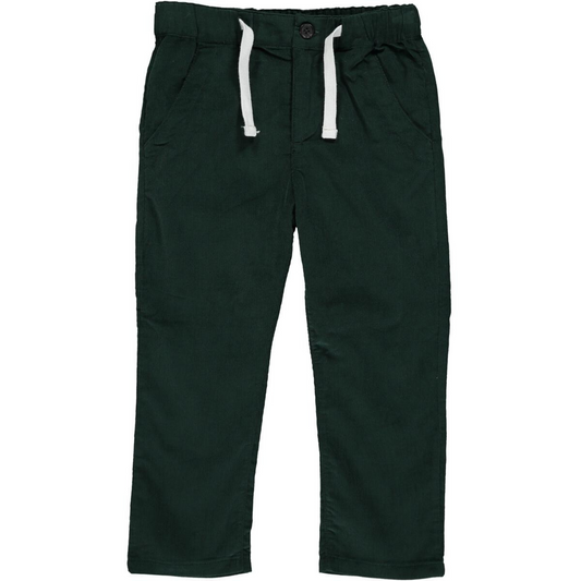 Teal cord pants