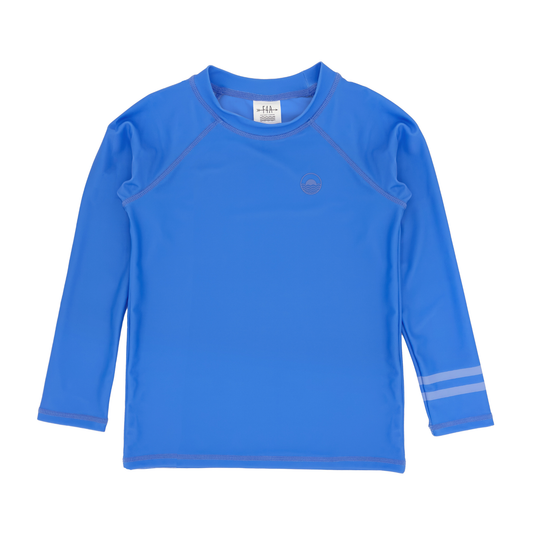L/s rashguard - marina blue