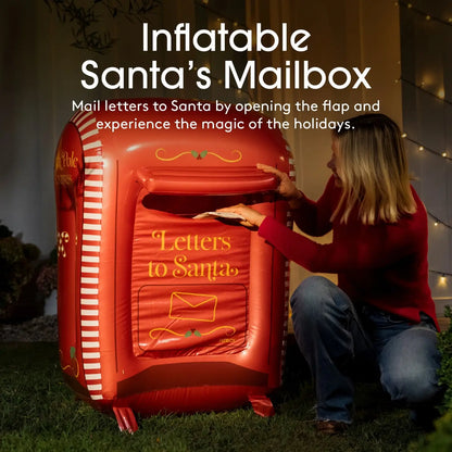 Santa's infaltable mailbox