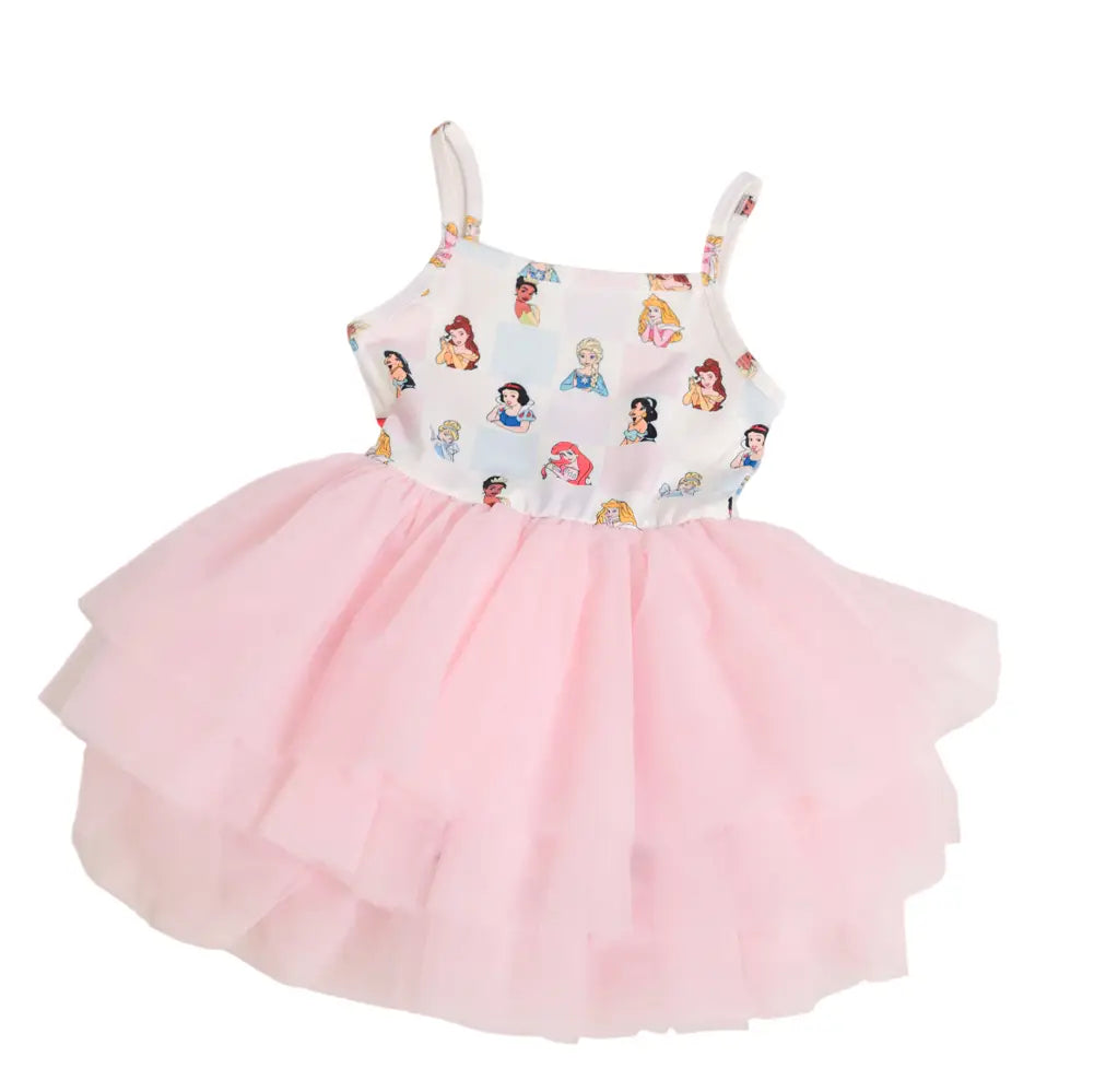 Checkered princess dress