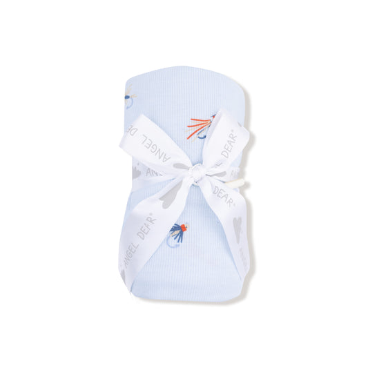 Fly fishing lures swaddle blanket