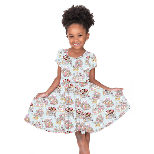 It's a small world s/s twirl dress