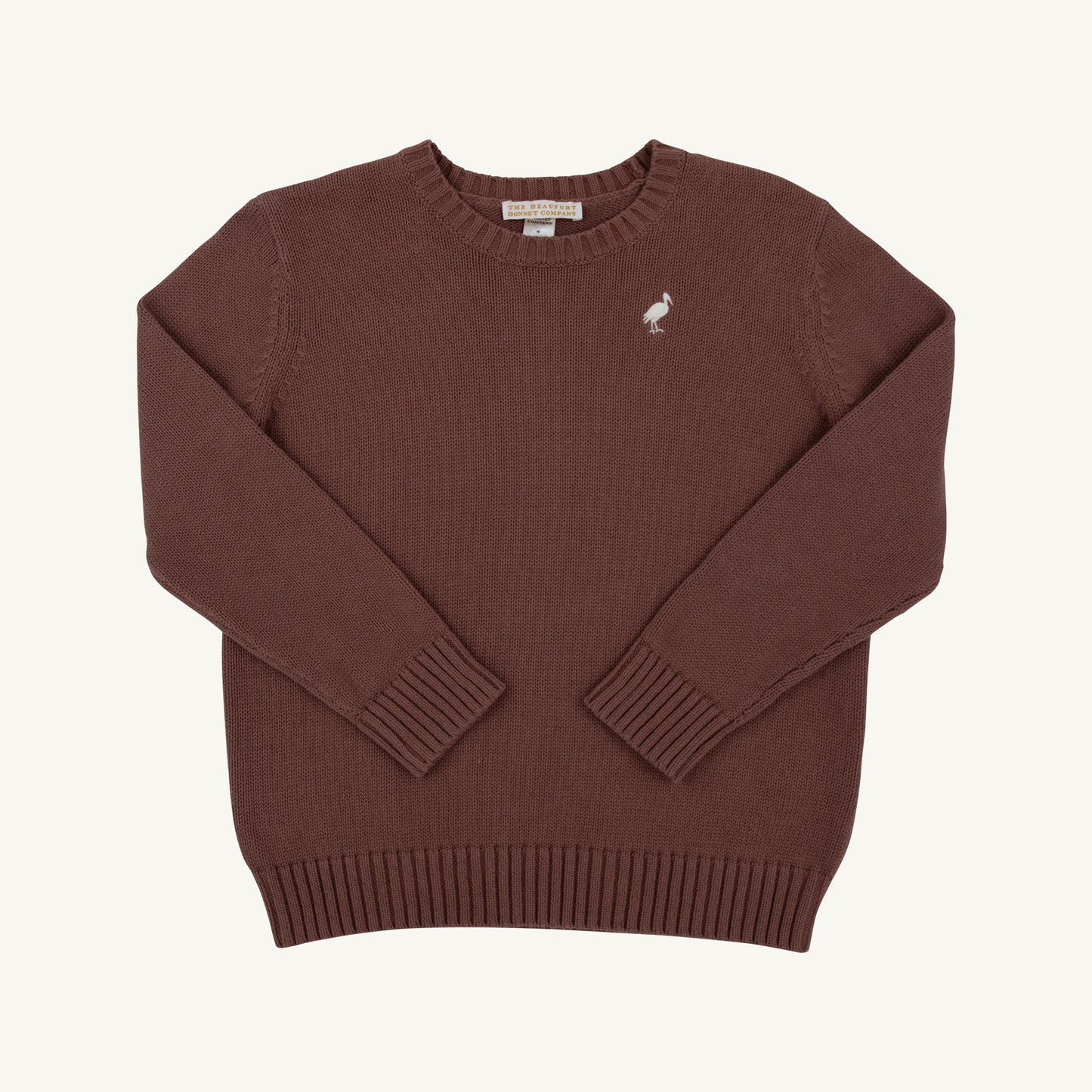Isaac's sweater - gray bay brown