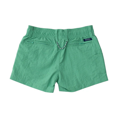 Outrigger perf shorts - green spruce