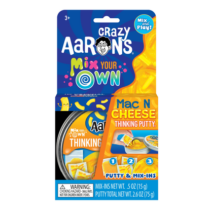 Mac & cheese 4" thinking putty tin