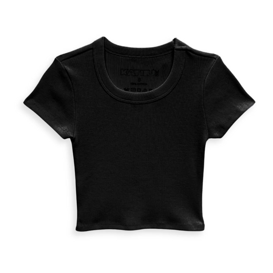 Baby tee - black