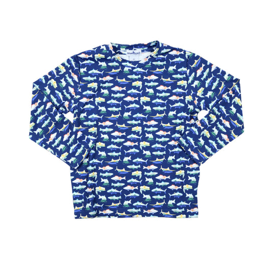 Catch of the day l/s perf tee