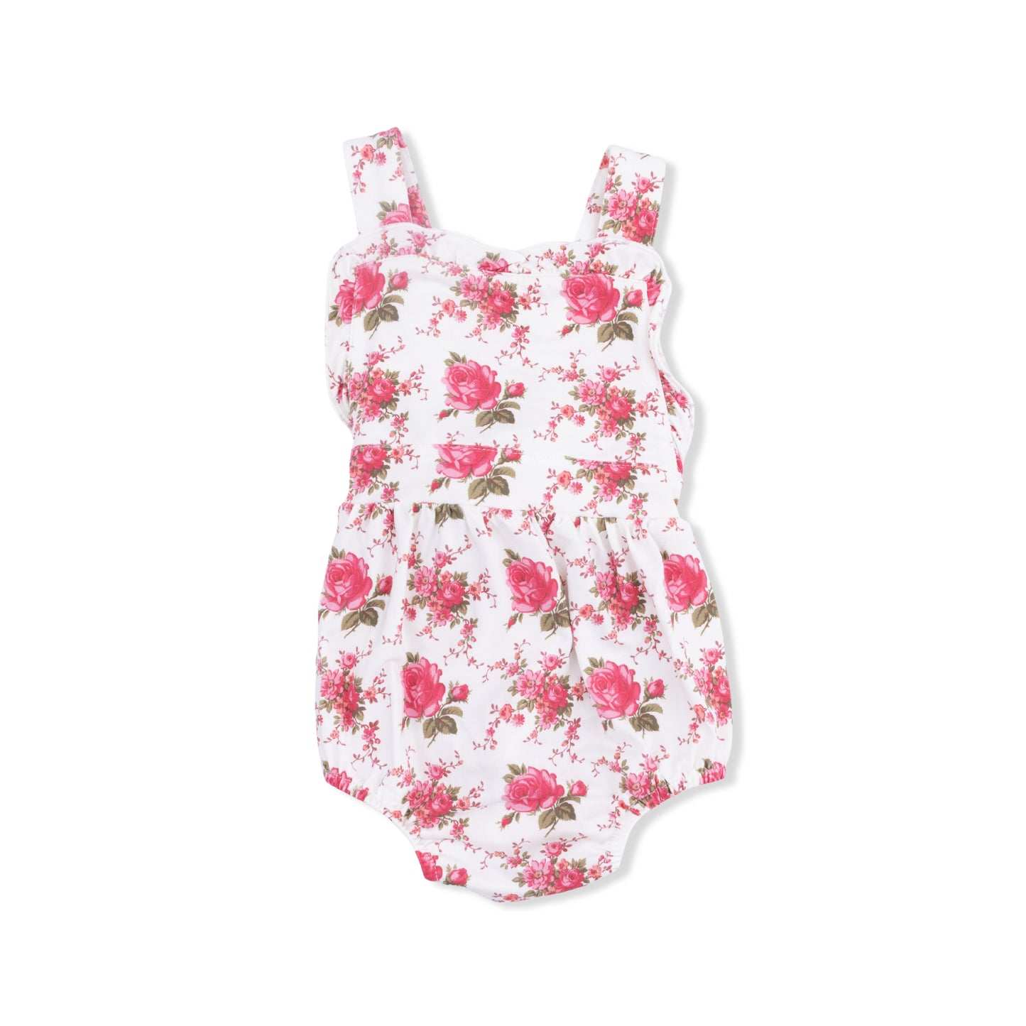 Elegant roses ruffle bubble