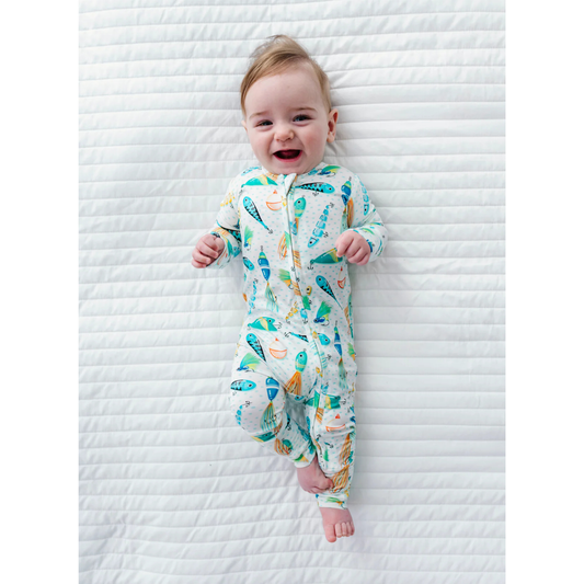 Gone fishing conv. romper