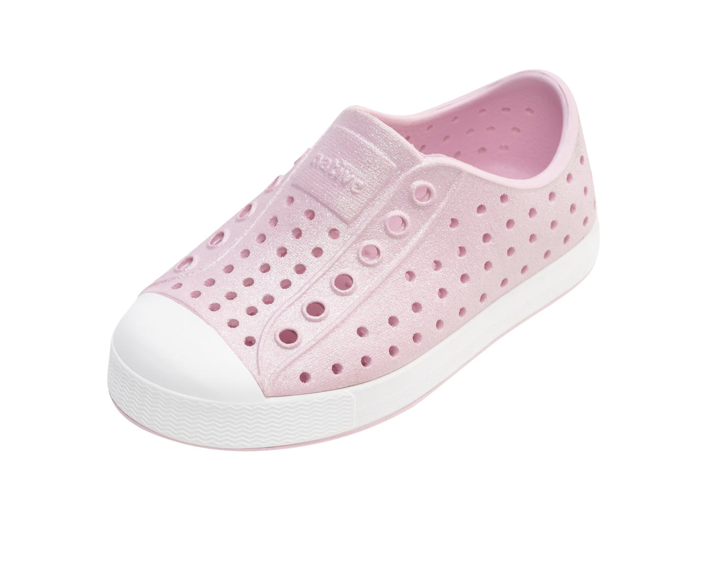 Jefferson bio - barely pink bling/shell white