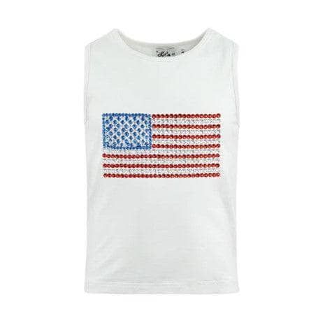 American flag tank