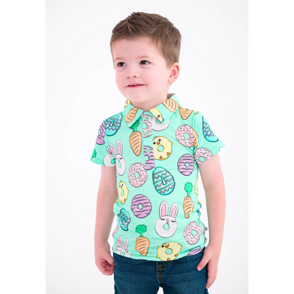 Easter sweets polo - green