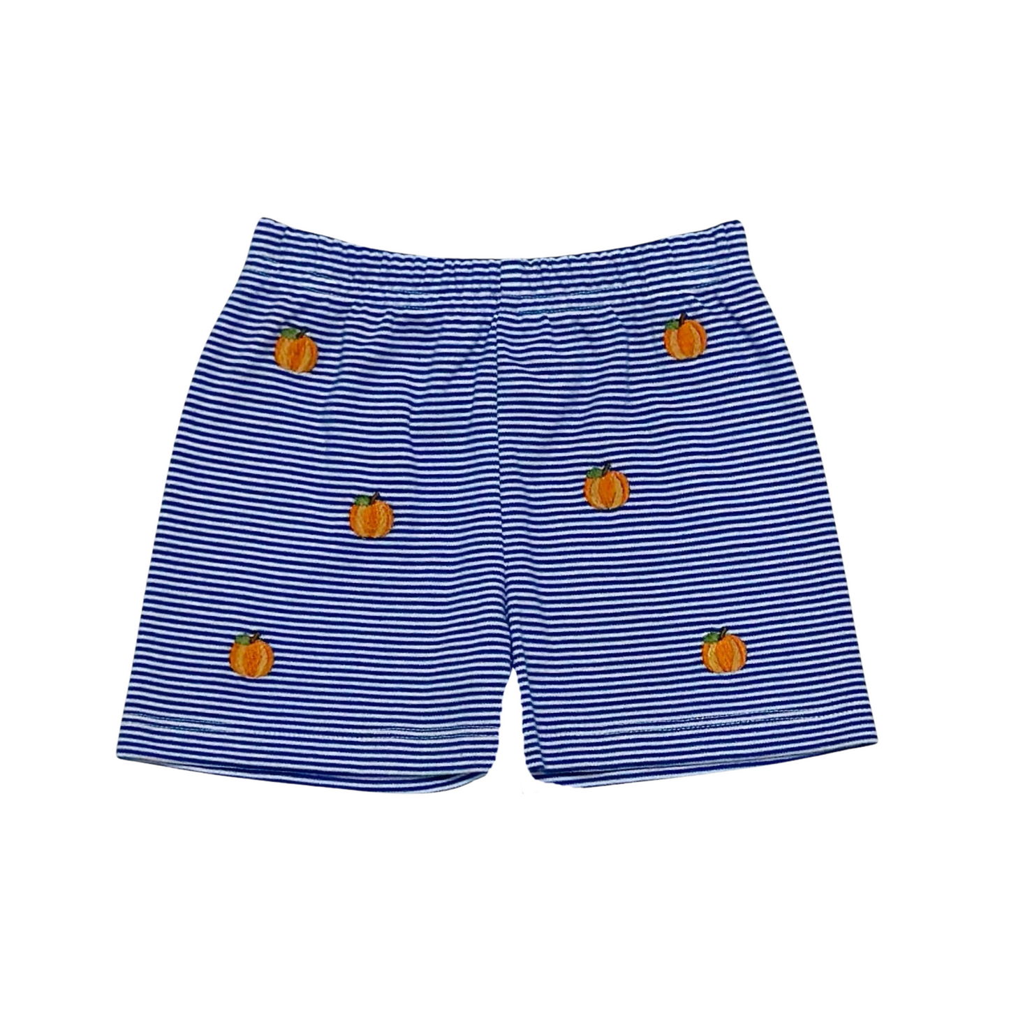 Pumpkin leo shorts - royal blue bitty