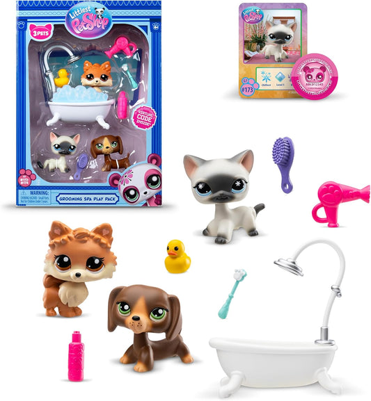 Littlest pet shop - grooming spa play pack