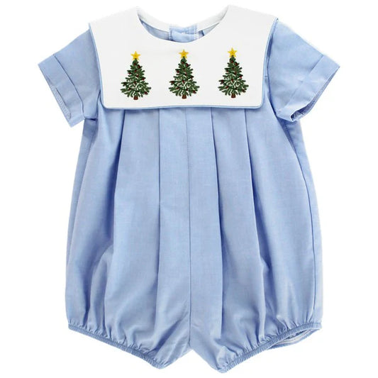 Oh Christmas tree dressy bub shortall