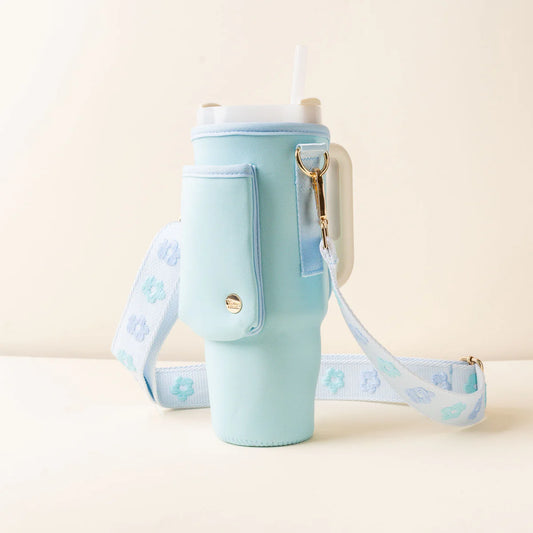 Tumbler sling - aqua