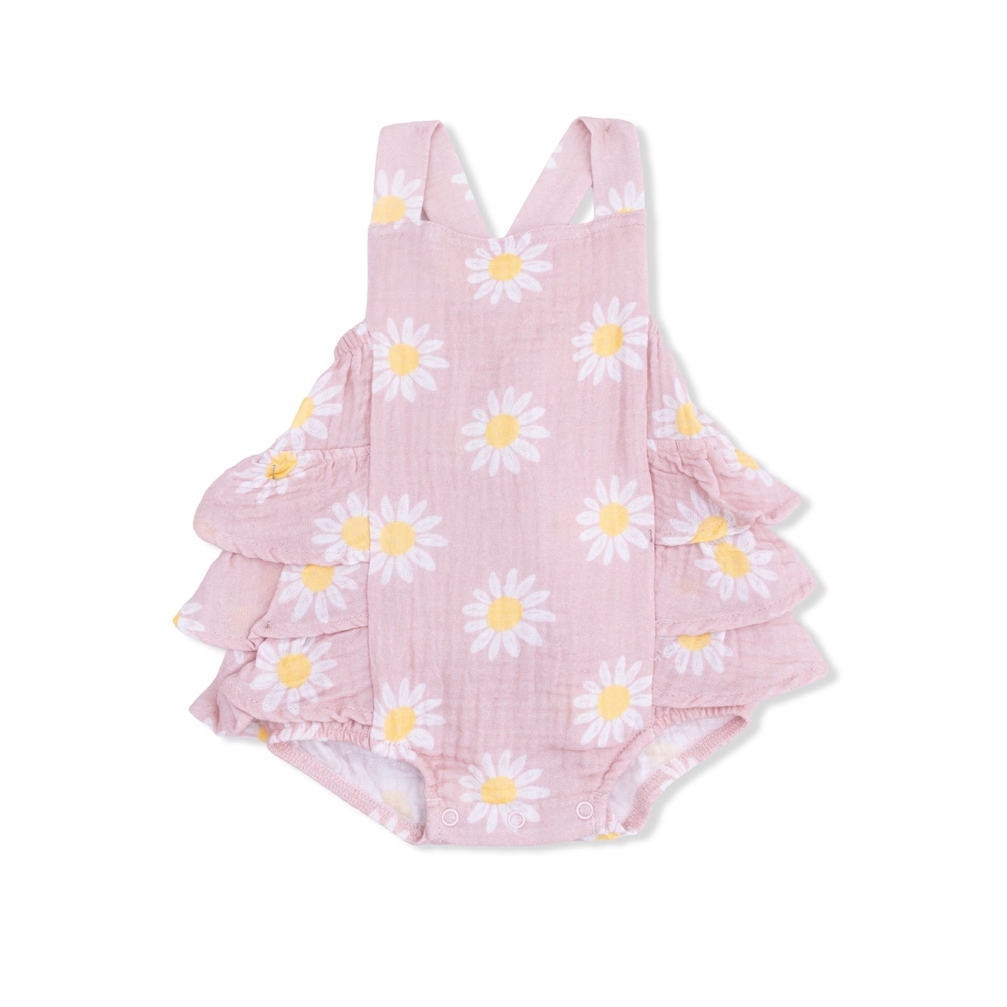Caitlyn's daisy ruffle sunsuit