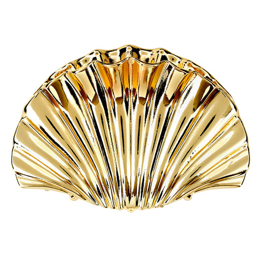 Gold shell claw clip