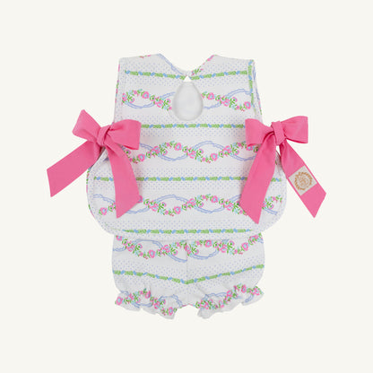 Talbott tie side - garrison garlands/wppink
