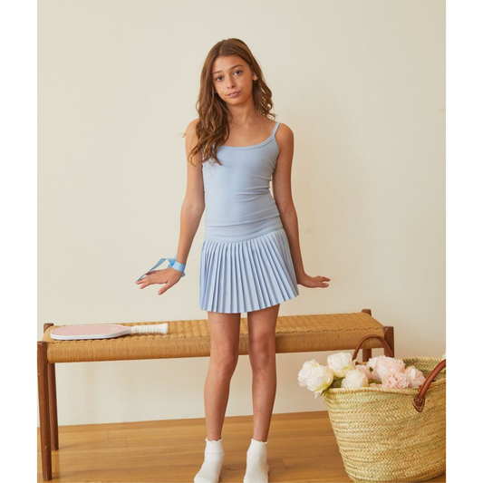 Simone pastel blue tank