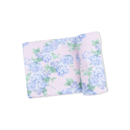 Hydrangeas swaddle blanket