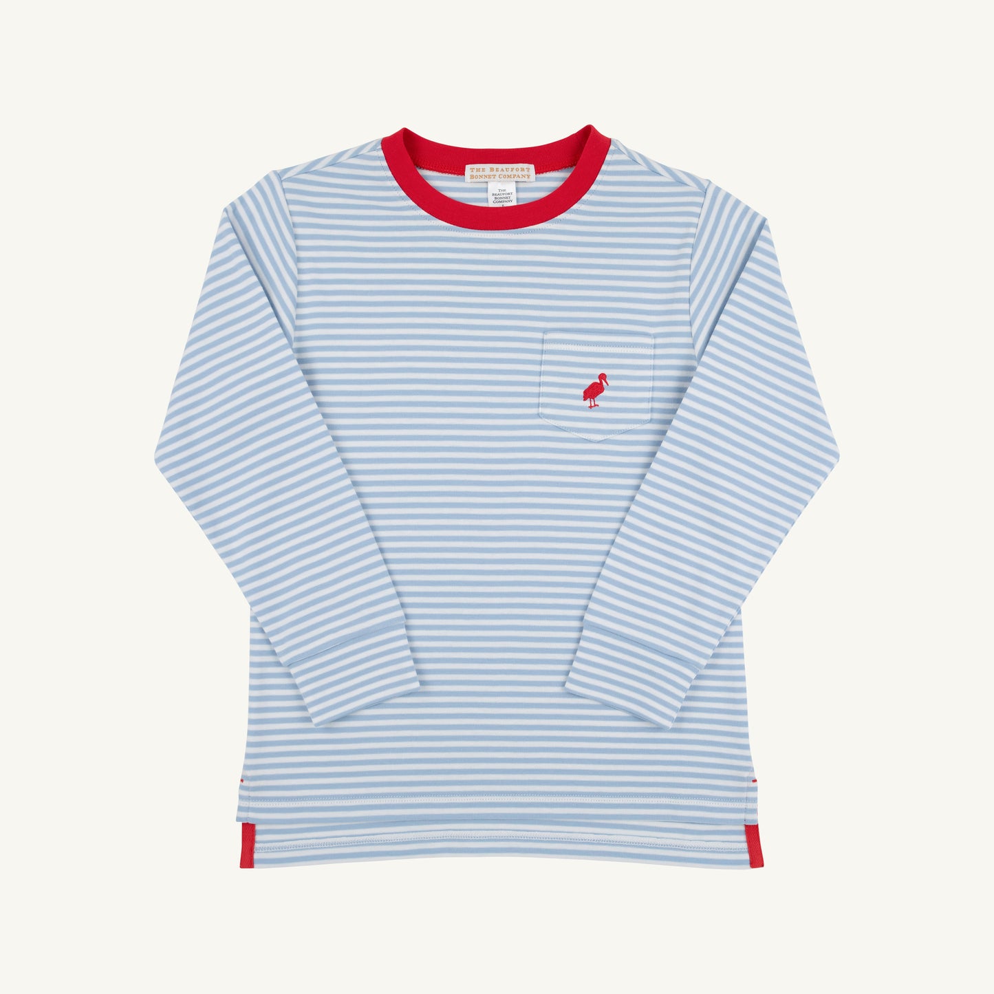 Carter l/s crewneck - barrington blue stripe