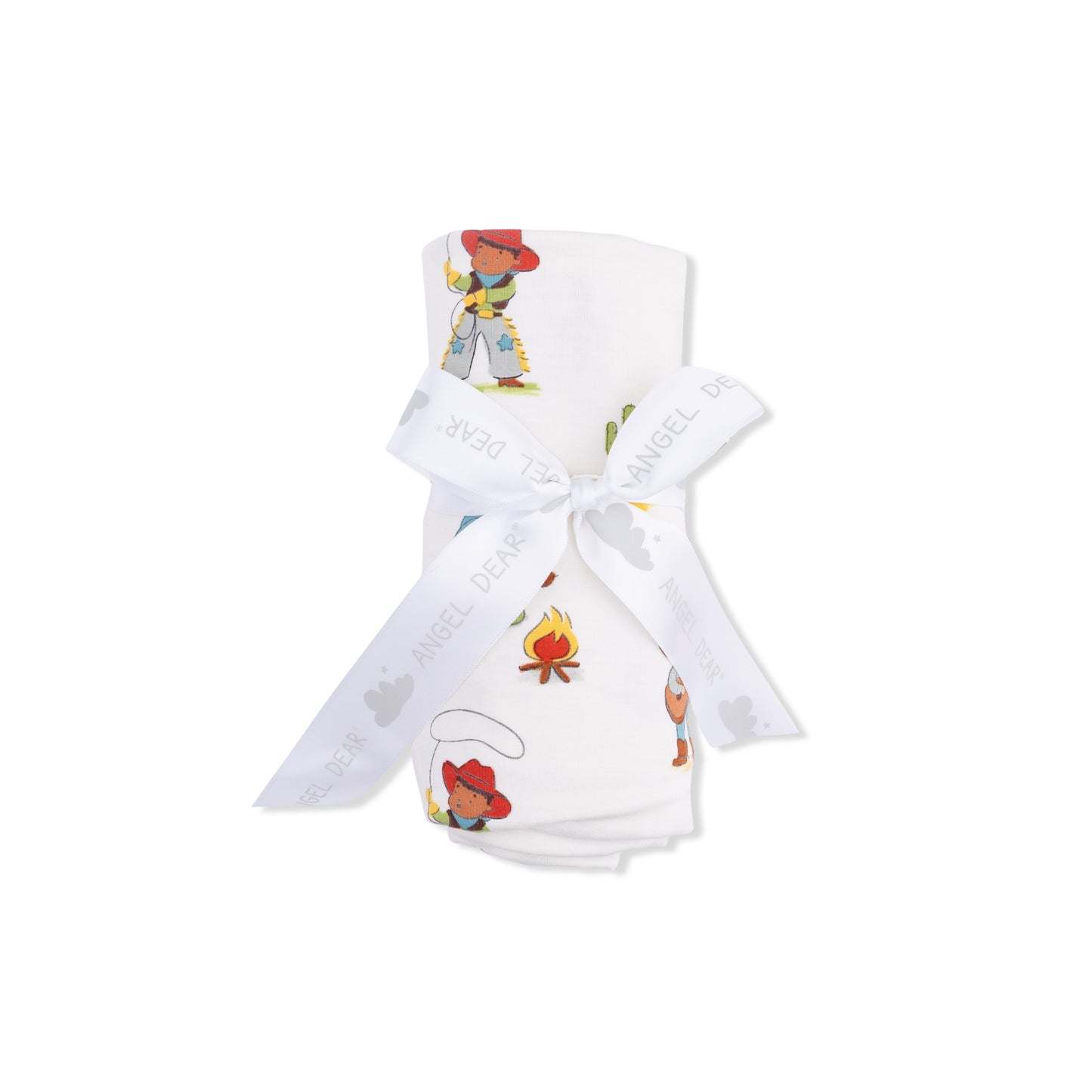 Vintage cowboys swaddle blanket