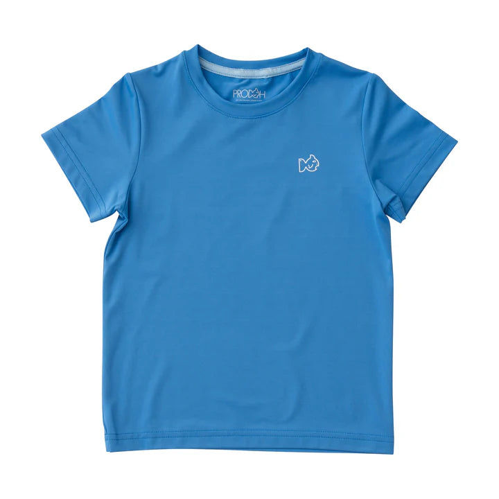 Pro perf s/s fishing tshirt - marina blue