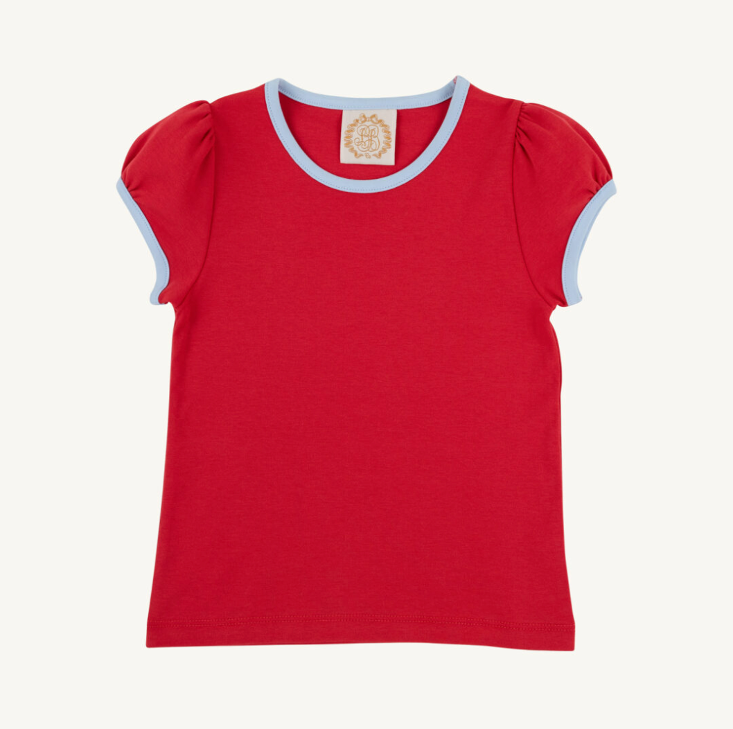 Penny's play shirt - richmond red/bsblue