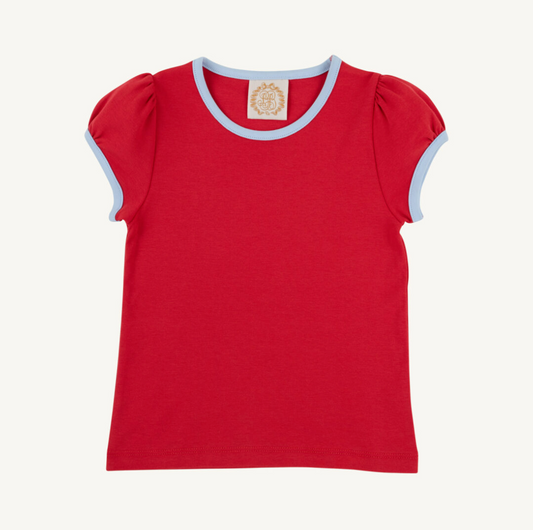 Penny's play shirt - richmond red/bsblue