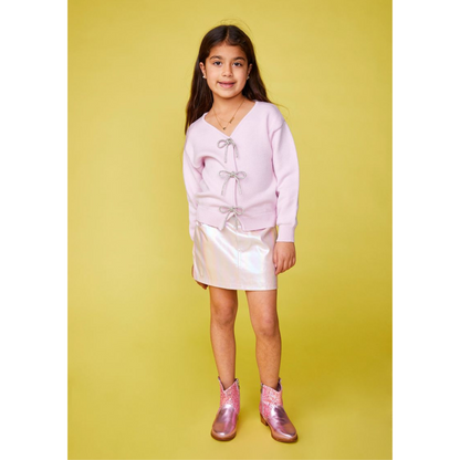 Shaylee bow cardigan