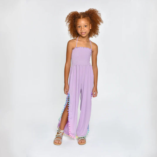 Harriet jumpsuit - lilac lilies