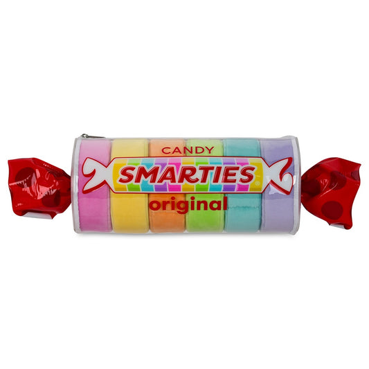 Smarties candy packaging plush