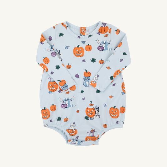 Patton l/s play bubble - candy and critters blue