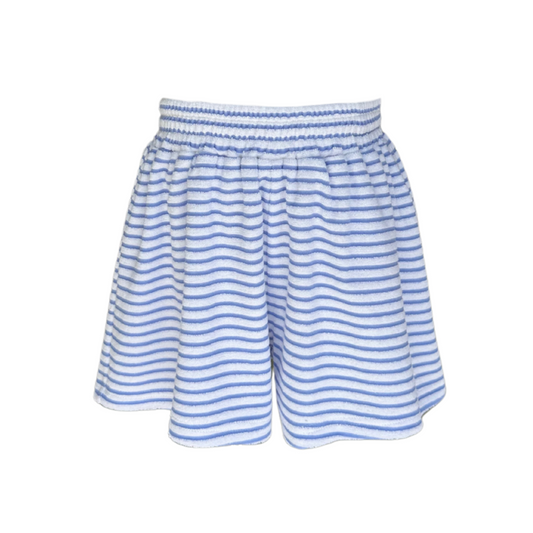Carlisle shorts - blue/white french terry
