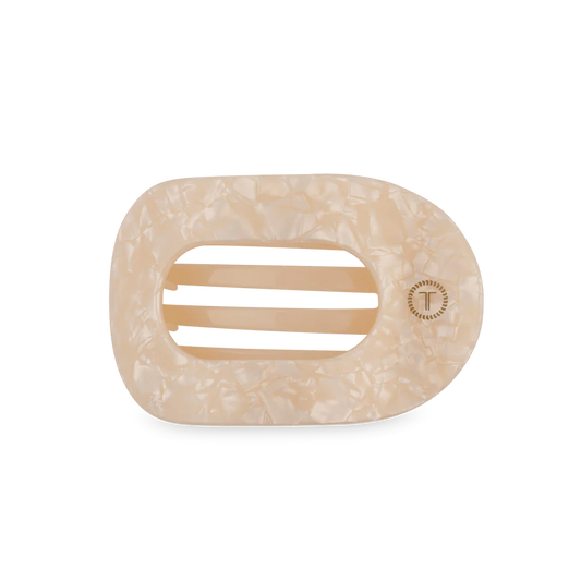 Soft surf medium flat round hair clip