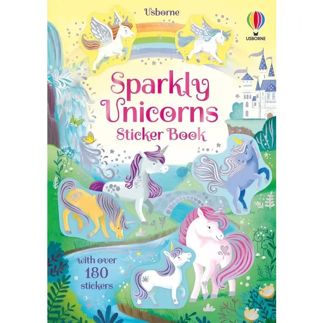 Sparkly unicorns sticker book