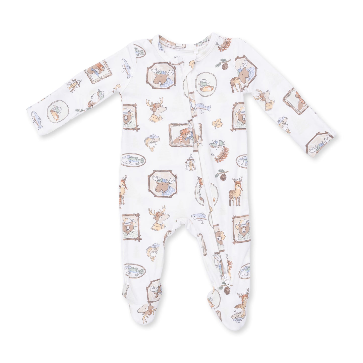 Woodson's family cabin 2way zipper footie