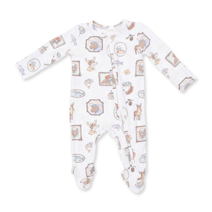 Woodson's family cabin 2way zipper footie