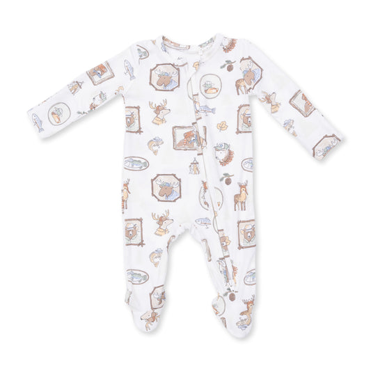 Woodson's family cabin 2way zipper footie