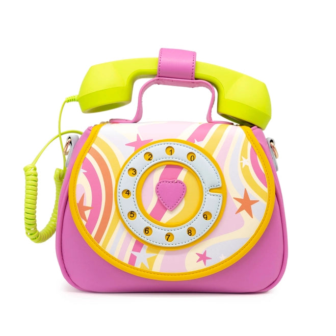 Ring ring phone conv. handbag - retro vibes