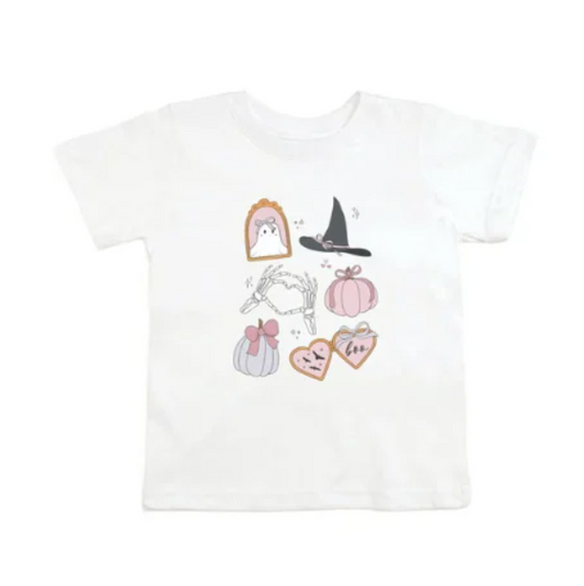 Spooky Girlie Halloween Short Sleeve T-Shirt