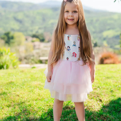 Checkered princess dress