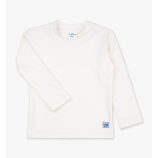 White l/s rash guard